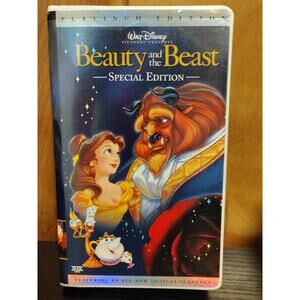 Beauty and the Beast VHS Disney Clamshell Special Edition